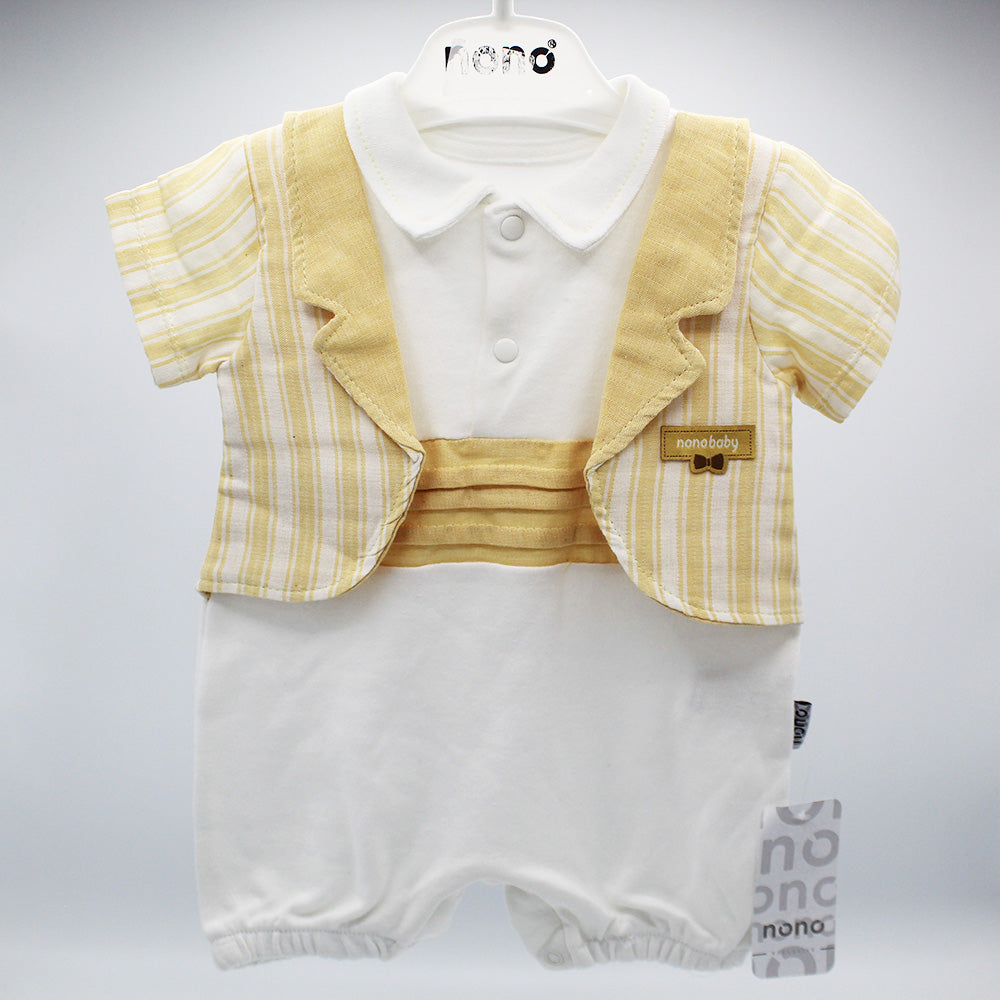 Imported Turkey Super Fancy Gentleman Romper for 0-9 Months