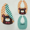 Imported 0-2 years Waterproof Both Sides Printed 2 in 1 - Three Layer Bib