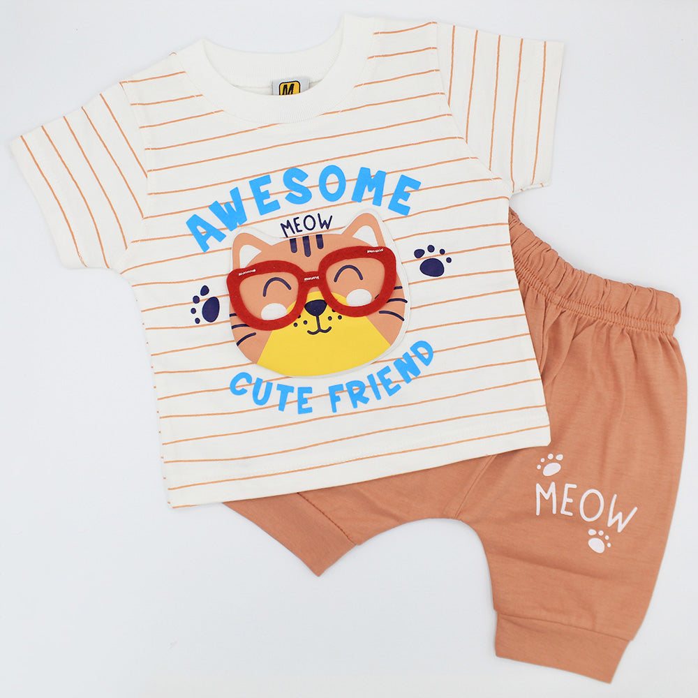 Baby Awesome Meow Dress for 3-9 months
