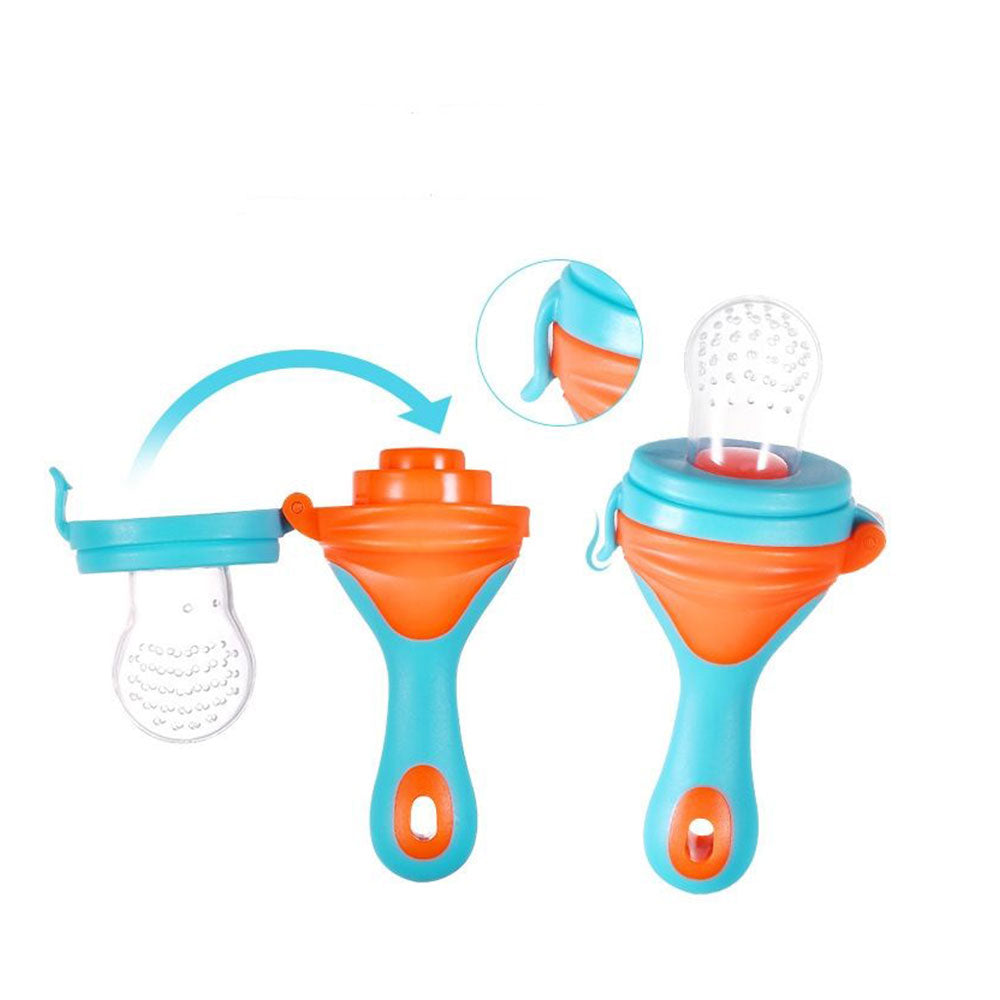 Imported Baby Lollipop Shape Fresh Fruit Pacifier Silicone Nipple Teething Toy Food Feeder