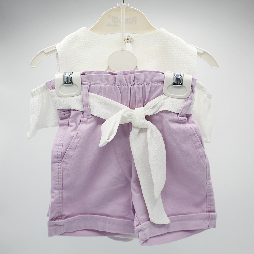 Imported Turkey Baby Girl Super Fancy Cute Doll Shoulder Cutted Sleeves Dress for 6-24 Months