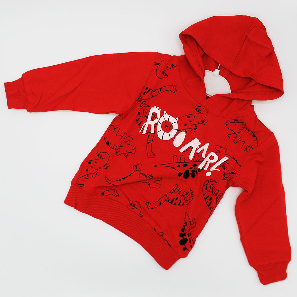 Imported Baby Kids Roar Dino Long Sleeve Pullover Sweatshirt Hoodie for 9 Months - 4 Years