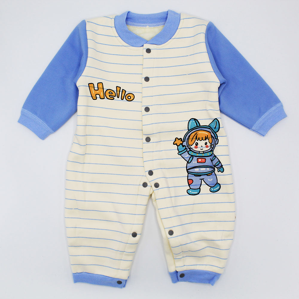 Imported Baby Winter Velvet Hello Cute Kid Romper for 0 – 12 months
