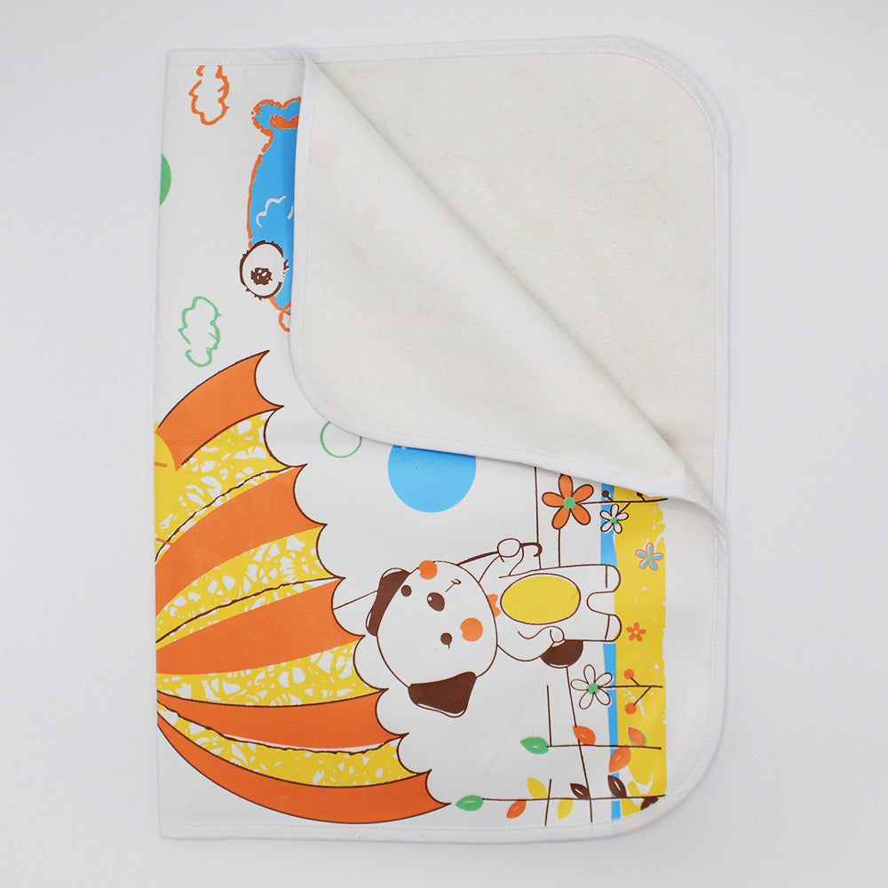 Baby Cartoon Prin Plastic Changing Sheet