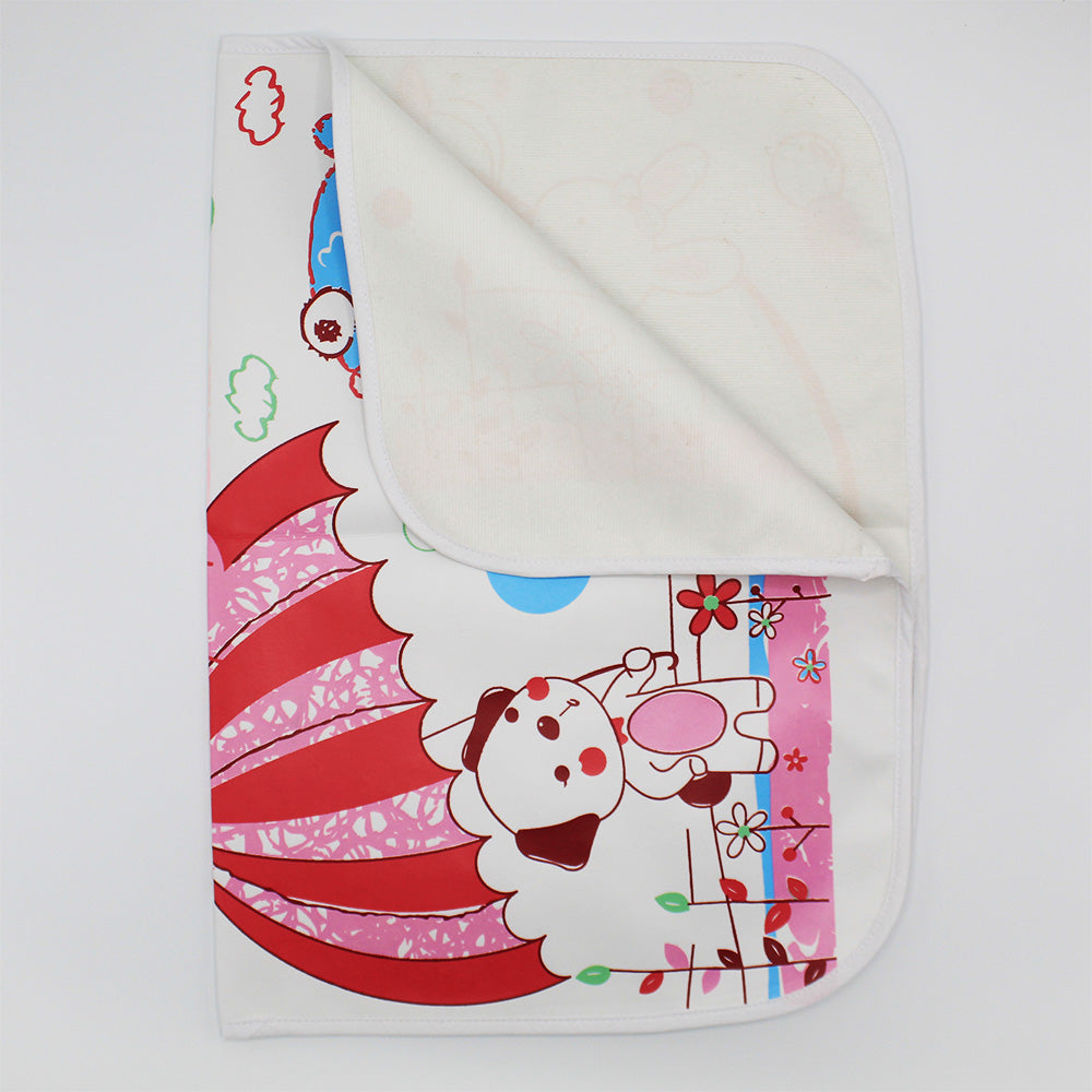 Baby Cartoon Prin Plastic Changing Sheet