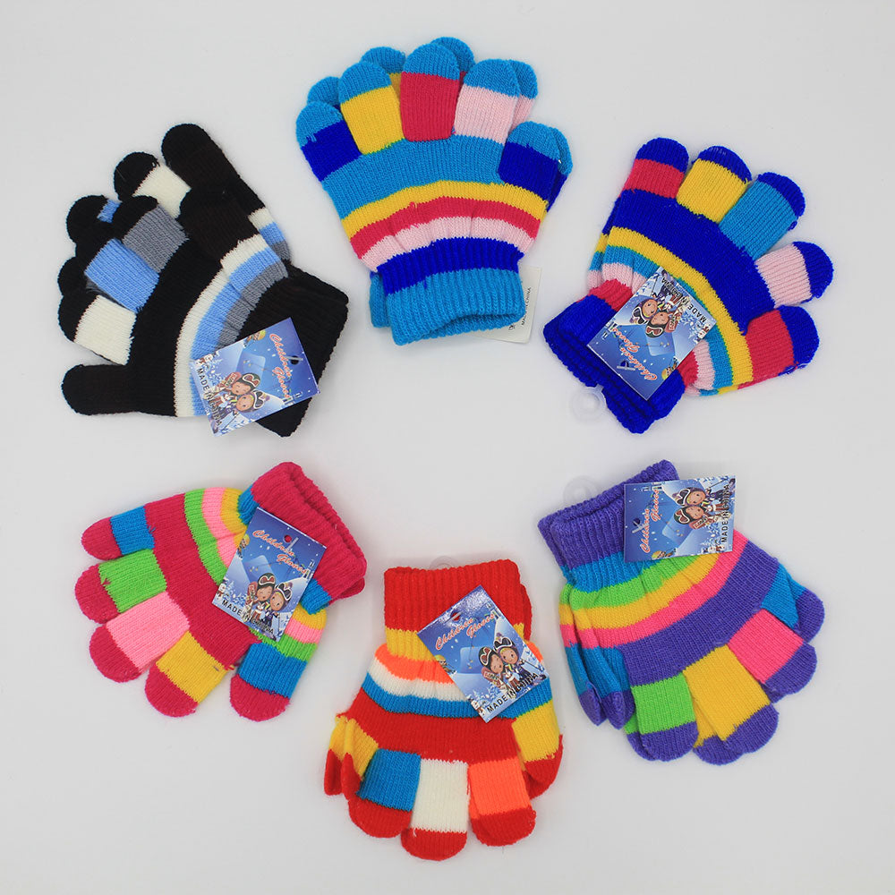 Baby 6-24 Months Super Soft Woolen Gloves Multi Colored