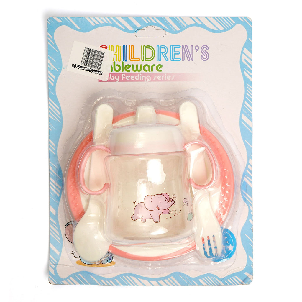 Smart 4 in 1 Bowl & Cup Set 180ml 6oz (Blue/Pink)