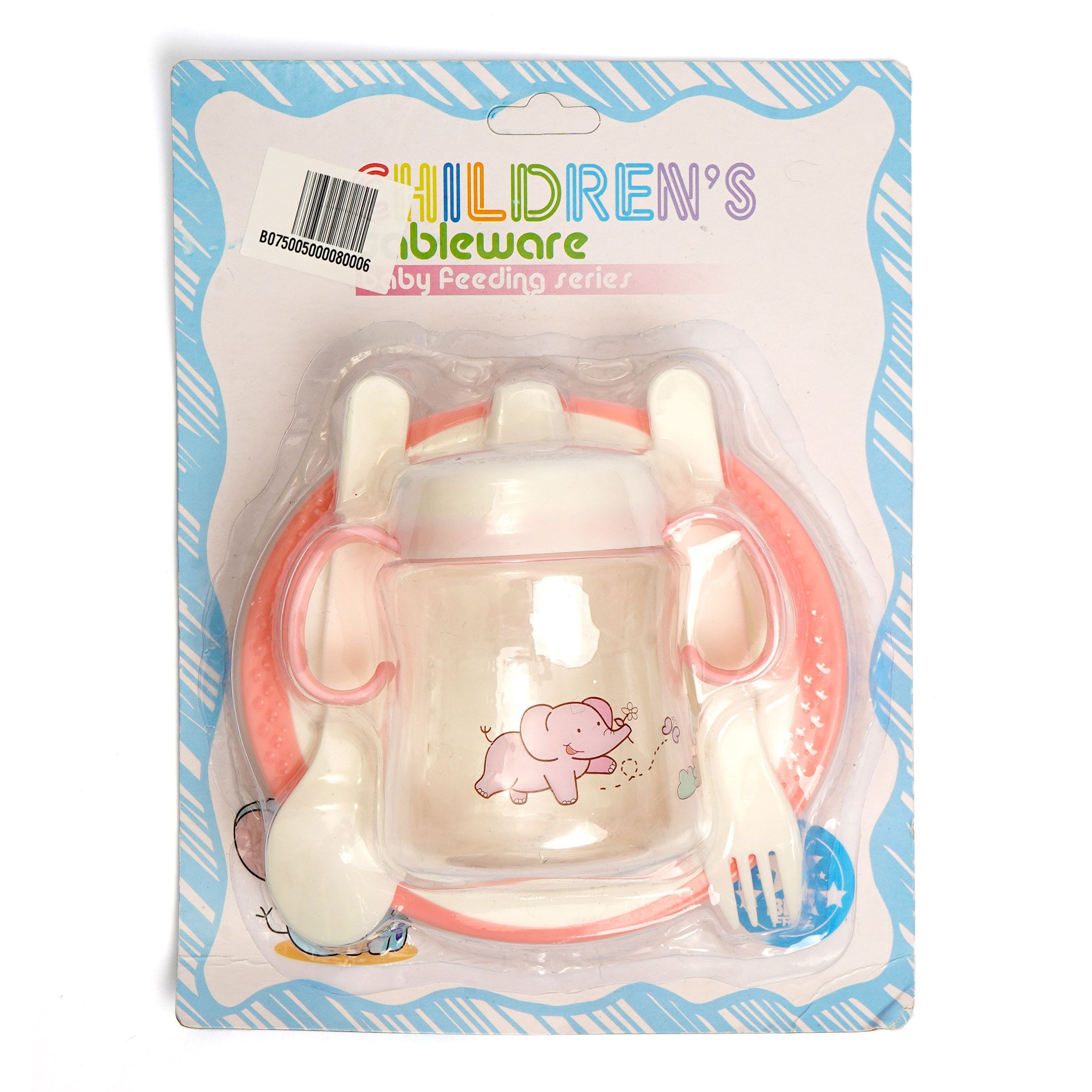Smart 4 in 1 Bowl & Cup Set 180ml 6oz (Blue/Pink)