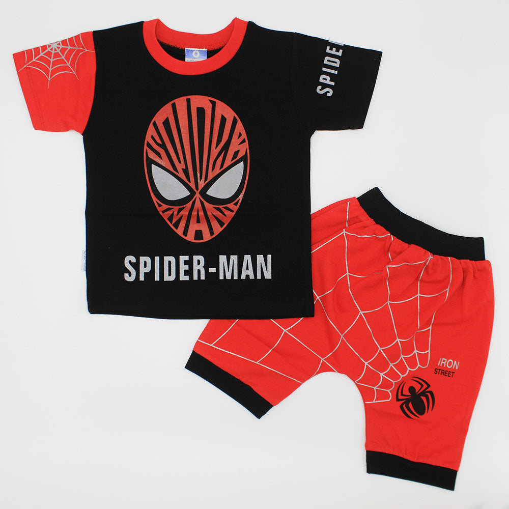 Kids Spider Man Dress with Spider Web Shorts for 12 Months - 3 Years
