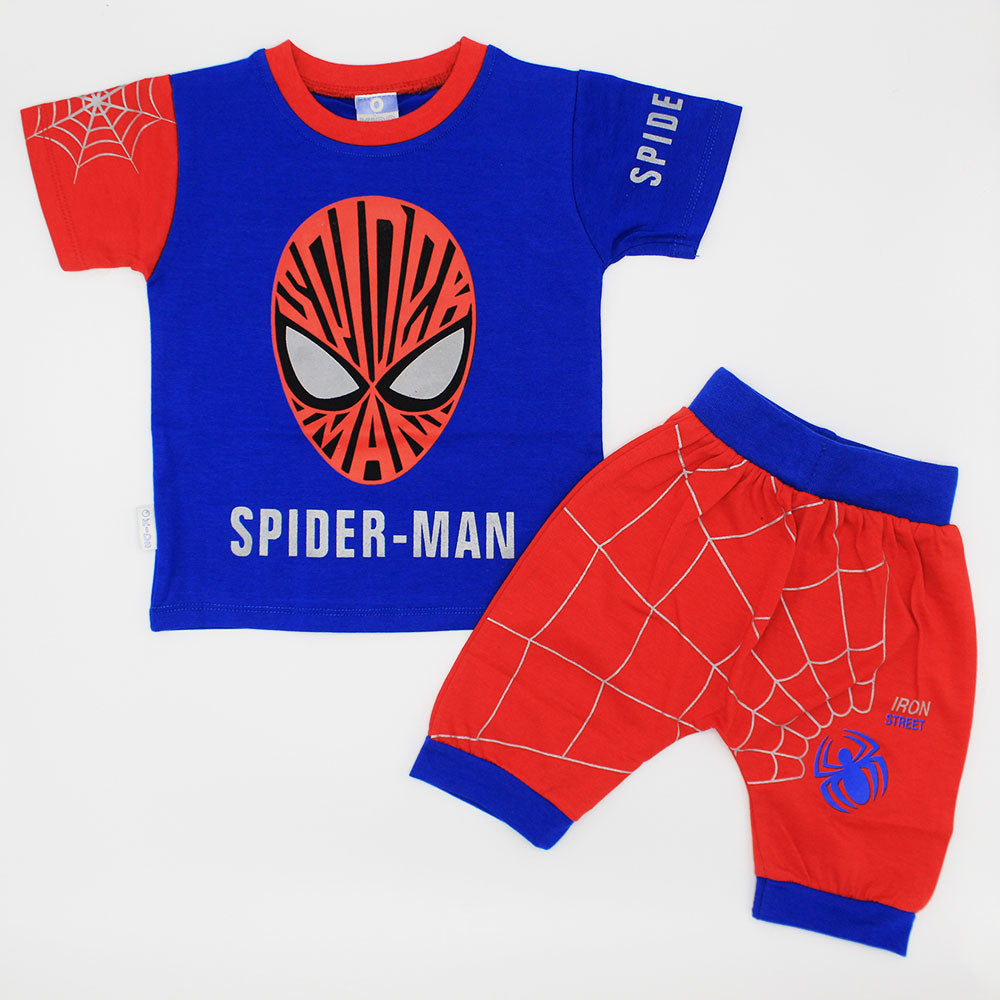 Kids Spider Man Dress with Spider Web Shorts for 12 Months - 3 Years