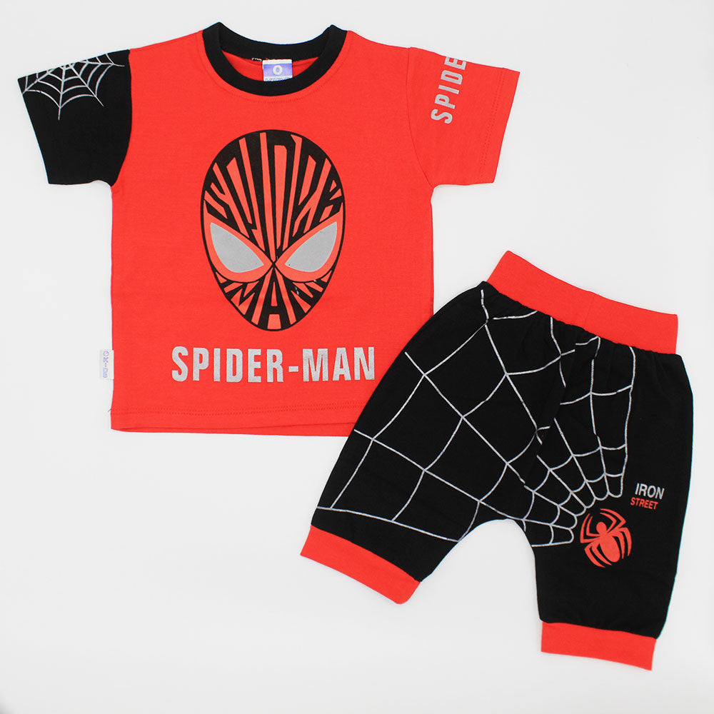 Kids Spider Man Dress with Spider Web Shorts for 12 Months - 3 Years