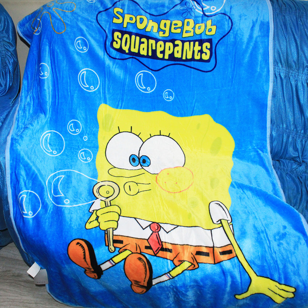 Kids Super Soft Fleece Blanket AC Blanket Comforter Cartoon Throw Blanket for 1-10 Years
