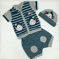Newborn Baby Cute Monkey Dress with Cap for 0-3 Months