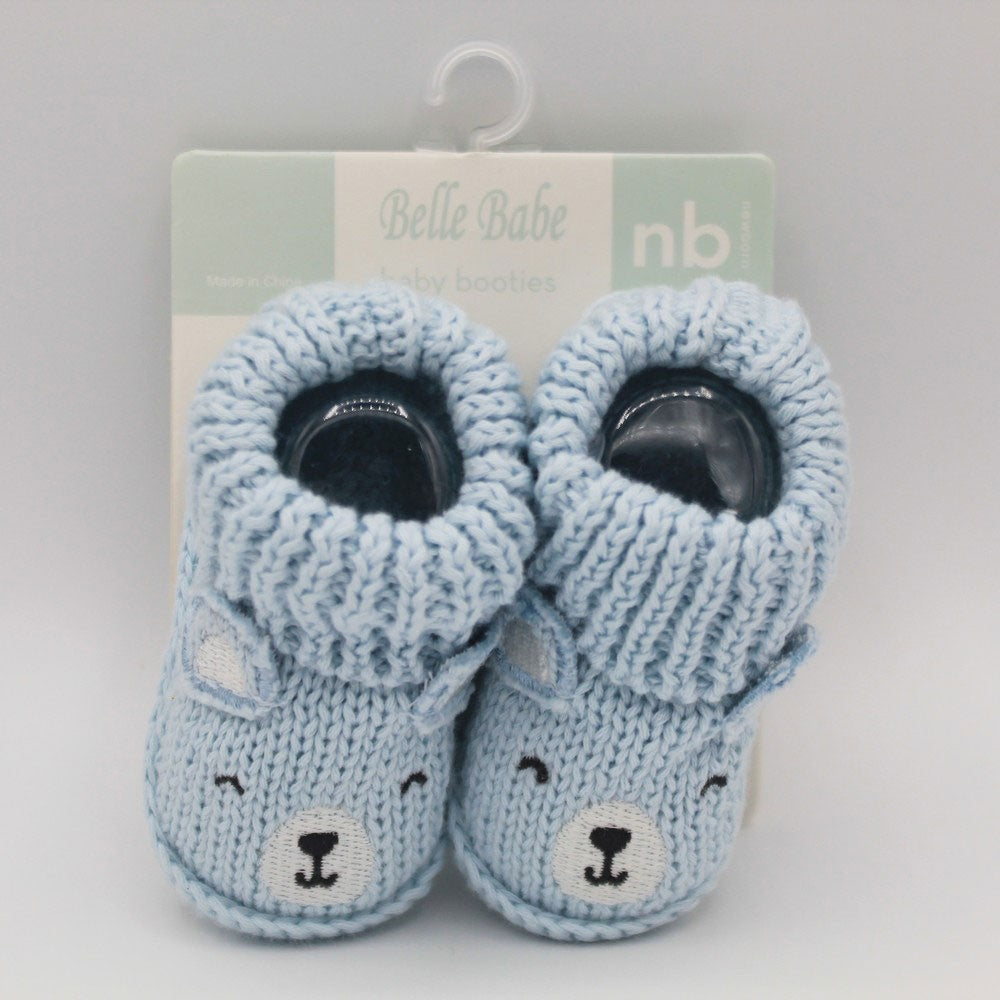 Imported Newborn Winter Cotton Wool Warm Booties for 0-3 Months