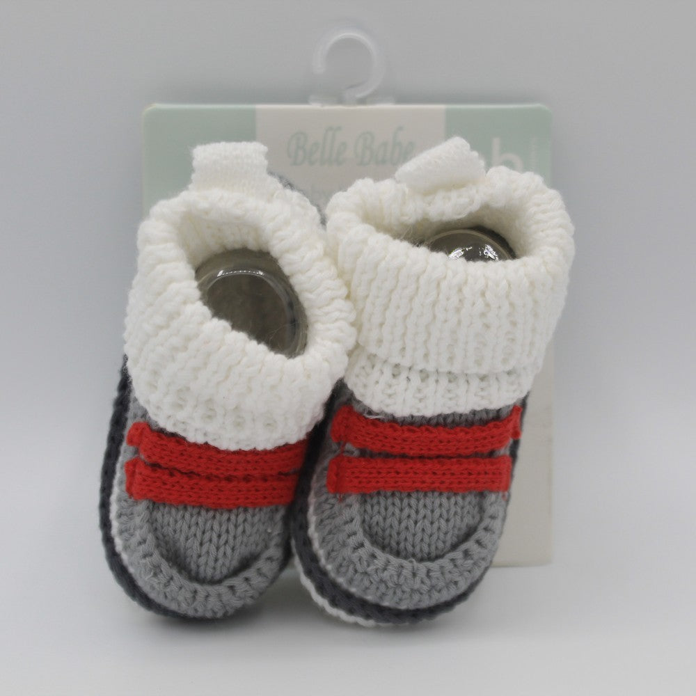 Imported Newborn Winter Cotton Wool Warm Booties for 0-3 Months