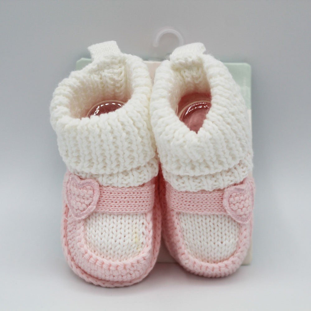 Imported Newborn Winter Cotton Wool Warm Booties for 0-3 Months