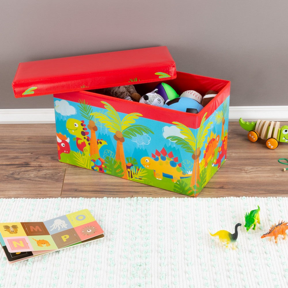 Imported Multi-Functional Baby Kids Foldable Large Size Soft Toy and Cloth Storage Box Basket