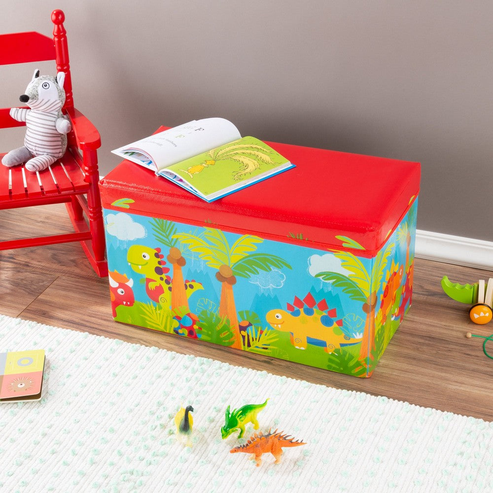 Imported Multi-Functional Baby Kids Foldable Large Size Soft Toy and Cloth Storage Box Basket