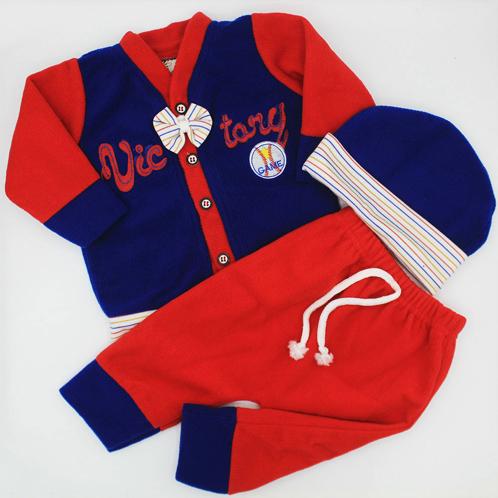 Newborn Baby Winter Victory Suit Set for 0-3 Months