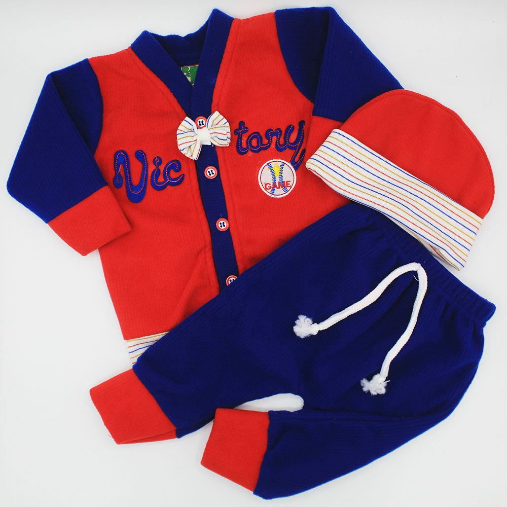Newborn Baby Winter Victory Suit Set for 0-3 Months
