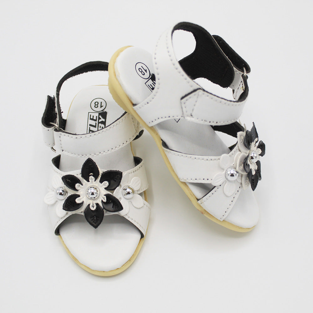 Baby Girl New Fancy Flower Triplet Sandle for 3-15 Months