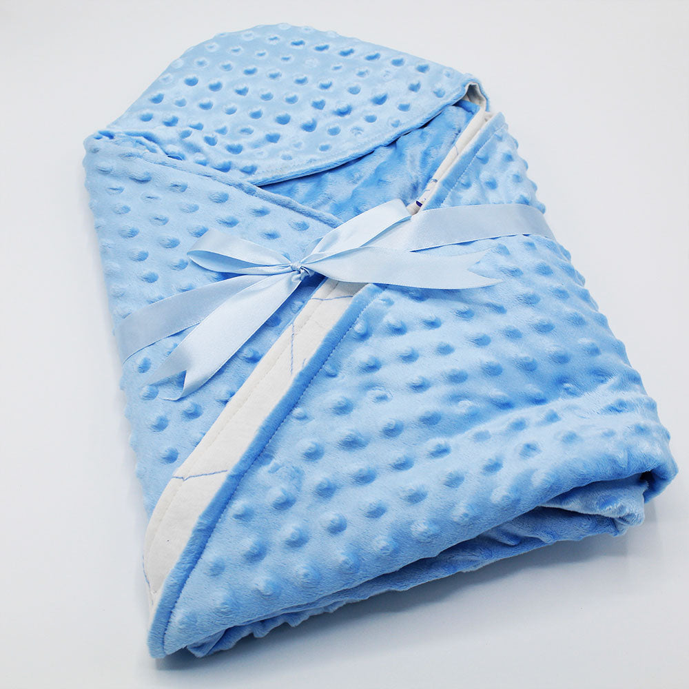 Winter Newborn Baby Sleeping Bag Wrapping Blanket with Hood For 0-3 Months