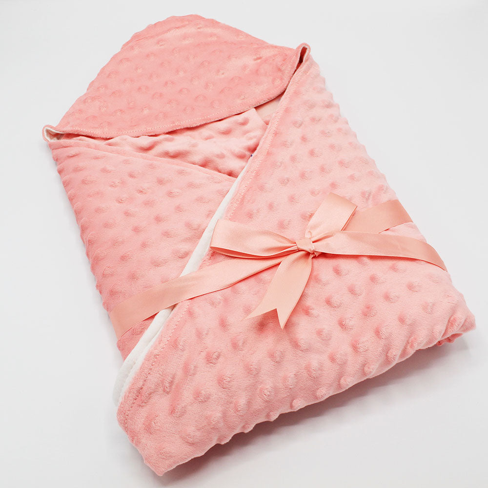Winter Newborn Baby Sleeping Bag Wrapping Blanket with Hood For 0-3 Months